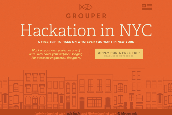 Hackation in NYC website preview
